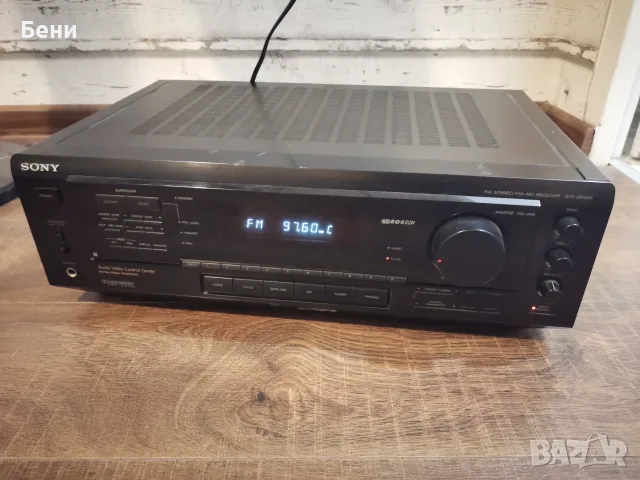 Продавам усилвател с тунер Sony. STR - DE405, снимка 2 - Ресийвъри, усилватели, смесителни пултове - 55941464