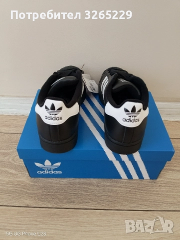Оригинални Adidas superstar -36.5ном., снимка 3 - Маратонки - 51785346