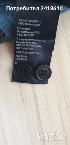 Tommy Hilfiger Cotton / Linen Regular Fit Mens Size L НОВО!  Лен ОРИГИНАЛ! Мъжка Ленена Риза!, снимка 11 - Ризи - 49859384