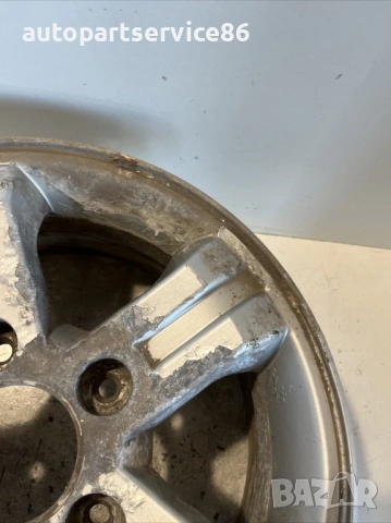 Алуминиева джанта с радиални спици 7x16 за KIA Sorento 2.5 CRDi (2006) 52910-3E580, снимка 3 - Части - 53323742