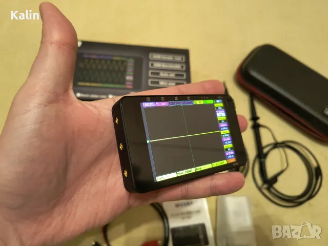Alientek DS100 50Mhz 250M 3.5IPS Двуканален осцилоскоп с генератор, снимка 8 - Друга електроника - 49741288
