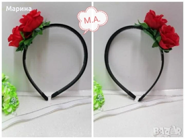 Диадема за коса, вариант 26, снимка 7 - Аксесоари за коса - 53614327