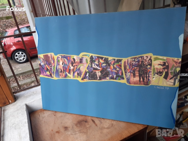 Картина масло на платно художник Светлозар Недев Ст.Загора