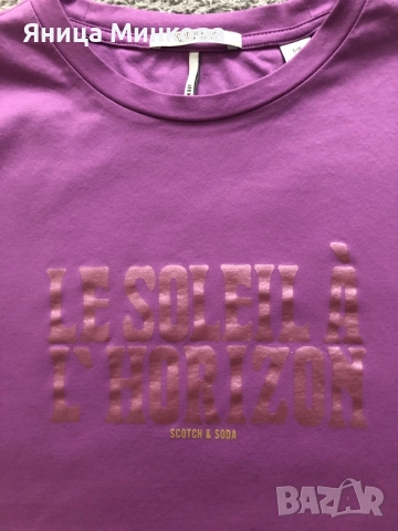 Дамска тениска Scotch & Soda, снимка 5 - Тениски - 56154127