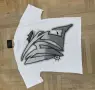 Mixed Emotion Angel Rhinestone T-Shirt – White – L, снимка 2