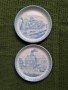 Колекционерски мини чинии Wedgwood – “Churchyard, House & Works” & “Ivy House & Works”, снимка 1