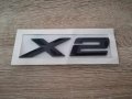 черна емблема BMW X2, снимка 1