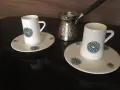 Комплект за турско кафе - 2 чаши и джезве - НОВ, снимка 1