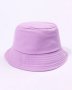 Изчистена дамска шапка тип идиотка в лилав цвят, снимка 1 - Шапки - 41737205