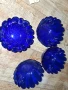 Синьо стъкло 4 бр. купучки, снимка 6