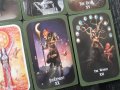 80 таро карти с кант и малка книжка: Fantastic Myths and Legends Tarot, снимка 17