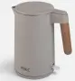 Метална електрическа кана Avec мат тауpe 1,5 л – 2200 W, снимка 1