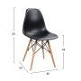 Стол трапезен Twistn PP HM8460 Черен, снимка 4