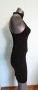 Еластична дизайнерска рокля с кожен ефект "Gestuz"® / унисайз , снимка 4
