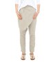 Дамски панталон от лен в сиво и бежово Bliss by Violeta EU 40/EU 44, снимка 1 - Панталони - 42651945