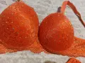 10 евро, нов комплект дантела , с подплънки, с бикини, 95 С , снимка 2