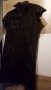 Черна макси рокля тип риза, с джобчета ХЛ, снимка 4