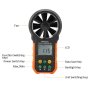 Анемометър PEAKMETER PM6252A, цифров, обем на въздух, скорост до 40m/s, CFM, CMM, CMS, снимка 2