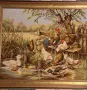 Голям немски гоблен-Селски двор с животинки, снимка 3