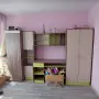 Единично легло с нощно шкафче и комбинация на бюро за училище и гардороб, снимка 3