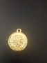 Позлатена османска монета с халка , снимка 3