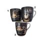 Керамична чаша, COFFEE, 9x11 см, 200ML, варианти, снимка 1 - Чаши - 44287392