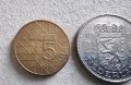 Монети. Холандия. Холандски 5, 10 , 25 цента , 1, 2  и 5  гулдена.  6 бр, снимка 2