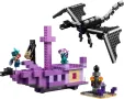 НОВО ЛЕГО 21264 Майнкрафт Драконът Ендър и корабът на Края LEGO 21264 Minecraft The Ender Dragon and, снимка 2