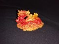 Сувенир малка статуетка червен китайски дракон с монети , снимка 4