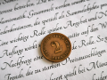 Райх монета - Германия - 2 пфенига | 1875г.; серия G, снимка 1