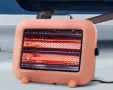 Кварцова печка, 800W, корал/ бял цвят, снимка 7