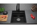  Кухненска Мивка от гранит модел Осло 45 Премиум 430 x 530 мм Черна, снимка 10