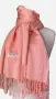 Коралово розов шал от 100 % кашмир, снимка 5
