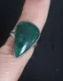Три броя / Винтидж / Сребърен пръстен проба 925 с гравиран Лабрадорит, Празеолит, Хризокола, снимка 15