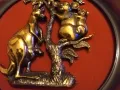 Чиния с метални орнаменти нова на Австралия Кенгуру и коала 24х17х6см, снимка 5