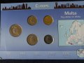 Малта - Комплектен сет от 5 монети , 2001-2005, снимка 2