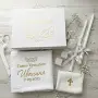 Комплекти за Кръщене, Свето Кръщение Комплекти, бродирани Хавлии, Кутия, Свещи, снимка 1