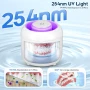 UV ултразвуков почистващ апарат за ретейнери с 4 UV LED, 45kHz машина за почистване, снимка 8