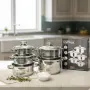 Комплект тенджери Cheffinger 10 части – Винаги вкусна храна без загорели съдове и излишно миене, снимка 3