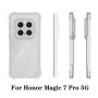 Honor Magic 8 Pro / 7 Pro / Удароустойчив TPU силиконов прозрачен кейс гръб калъф, снимка 10