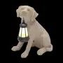 Соларна LED градинска фигура лабрадор, бежова, снимка 7