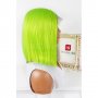 Къса права яркозелена лейс фронт перука Лив, снимка 3