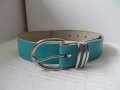 Нежен синьо-зелен колан с дължина 81 см, снимка 2