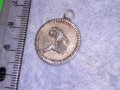 СРЕБЪРЕН ЗОДИАКАЛЕН АРТ ДЕКО МЕДАЛЬОН СРЕБРО 900 - ЗОДИЯ ДЕВА МАЙСТОРСКА ИЗРАБОТКА 36518, снимка 6
