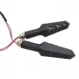 Оранжеви 12V мигачи за мотор с PVC корпус 2 броя, снимка 2