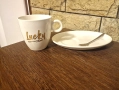 Керамична чаша с подложка „Lucky“, снимка 1
