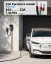 Нова EVDANCE зарядна станция Type 2 7.4kW 32A WiFi Bluetooth 6.5м кабел EV зарядно кола, снимка 2