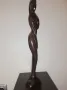 Много елегантна, фина и красива статуетка на жена. Дърво., снимка 5