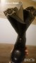 Кубинки боти ботуши с дантела естествена кожа нови Италия , снимка 3