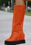Летни ботуши - оранжеви с черно ходило - BL650, снимка 2